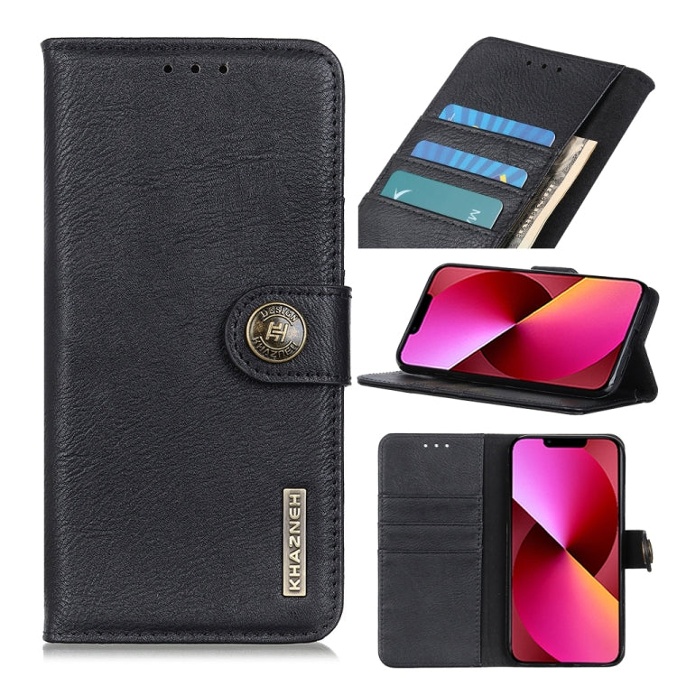 KHAZNEH Cowhide Texture Horizontal Flip Leather Case with Holder & Card Slots & Wallet, For iPhone 13, For iPhone 13 Pro, For iPhone 13 Pro Max