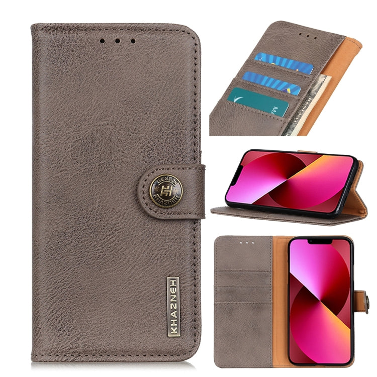 KHAZNEH Cowhide Texture Horizontal Flip Leather Case with Holder & Card Slots & Wallet, For iPhone 13, For iPhone 13 Pro, For iPhone 13 Pro Max