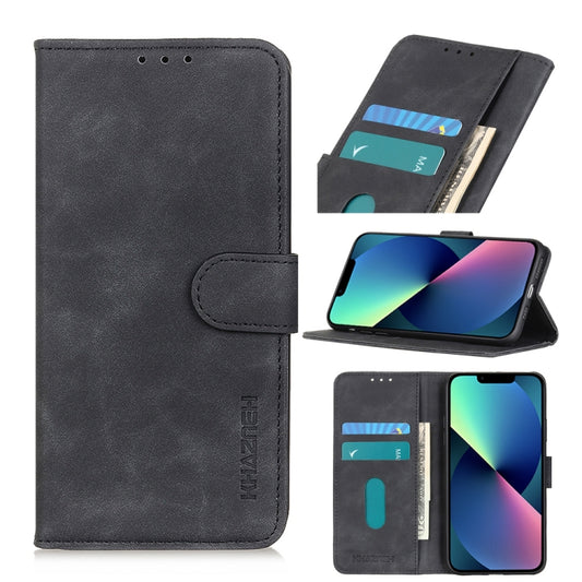 KHAZNEH retro leather flip case iPhone 13 Pro Max with card slots and wallet holder