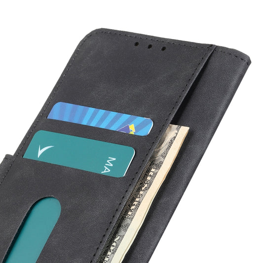 iPhone 13 Pro Max leather case open position displaying built-in stand mechanism