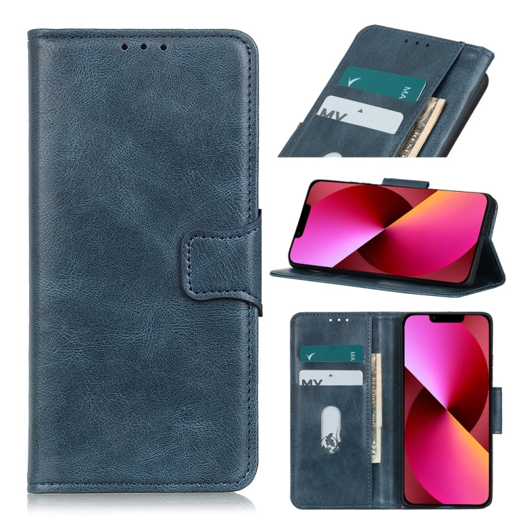 Mirren Crazy Horse Texture Horizontal Flip Leather Case with Holder & Card Slots & Wallet