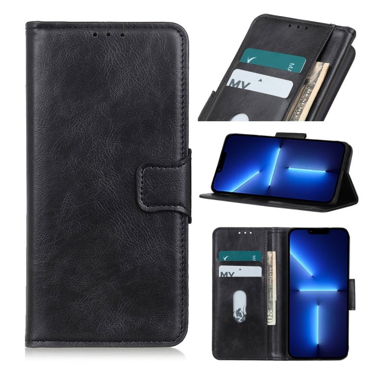 Mirren Crazy Horse Texture Horizontal Flip Leather Case with Holder & Card Slots & Wallet