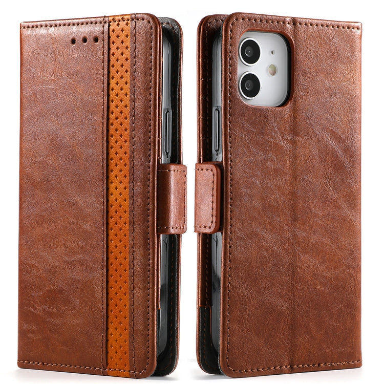 CaseNeo Business Splicing Dual Magnetic Buckle Horizontal Flip PU Leather Case with Holder & Card Slots & Wallet, For iPhone 12 / 12 Pro, For iPhone 12 Pro Max, For iPhone 11 Pro, For iPhone 11