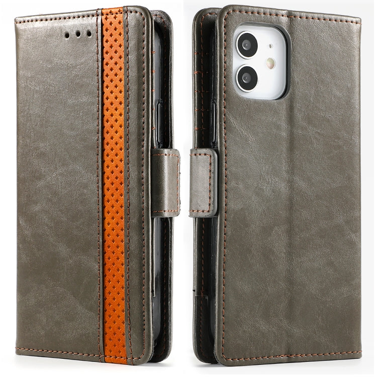 CaseNeo Business Splicing Dual Magnetic Buckle Horizontal Flip PU Leather Case with Holder & Card Slots & Wallet, For iPhone 12 / 12 Pro, For iPhone 12 Pro Max, For iPhone 11 Pro, For iPhone 11