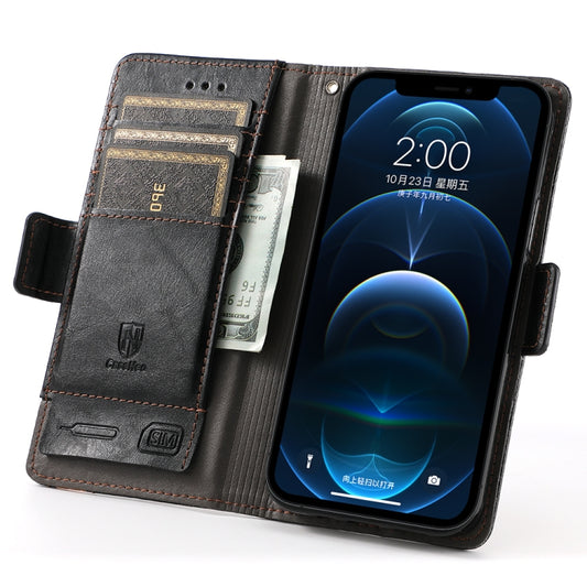 iPhone 11 Pro Max in CaseNeo flip case with built-in card holder and wallet functionality