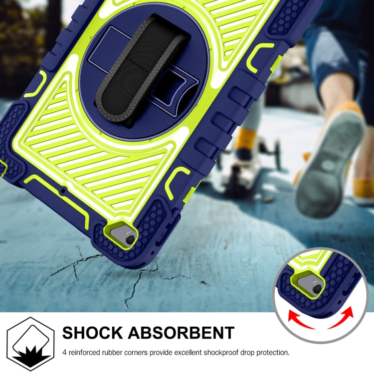 Coque antichoc en silicone et PC, rotation à 360 degrés, couleur contrastée, avec support, dragonne et bandoulière, pour iPad mini (2019) / 4, Samsung Galaxy Tab A7 10.4 (2020) T500/T505