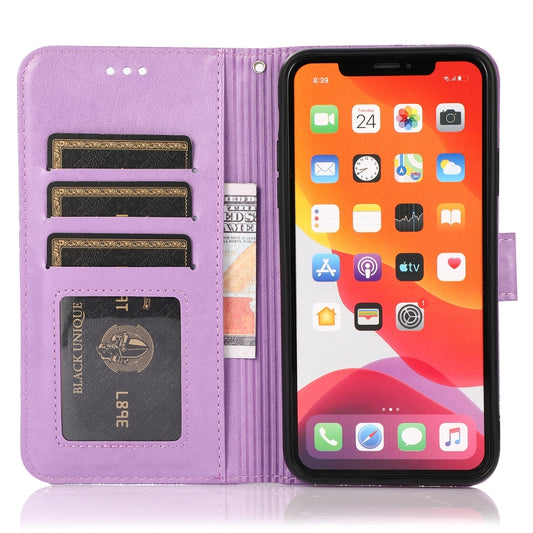 Multiple card slots visible in sunflower motif iPhone 11 Pro Max protective case