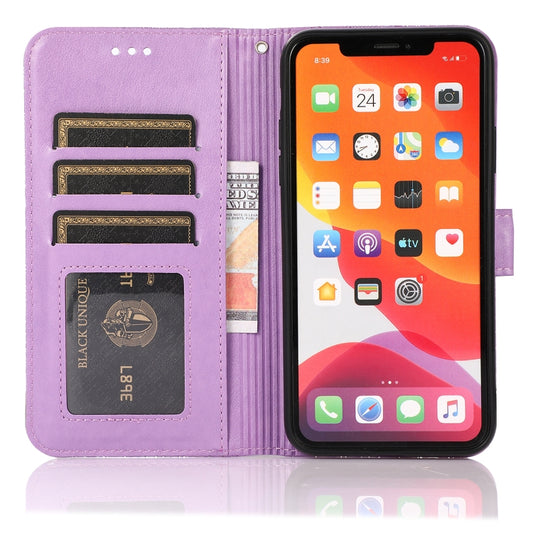 Protective leather case for iPhone 6, 6s, 6 Plus, X, XS, XS Max with lanyard attachment