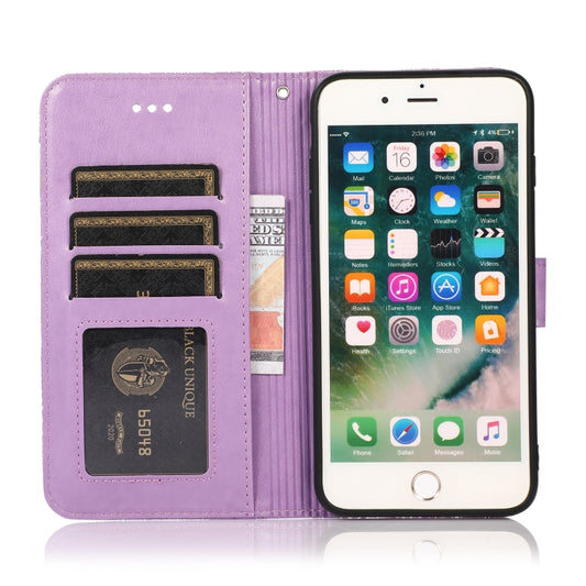 Detachable lanyard attachment point durable leather iPhone 7 Plus case with cards