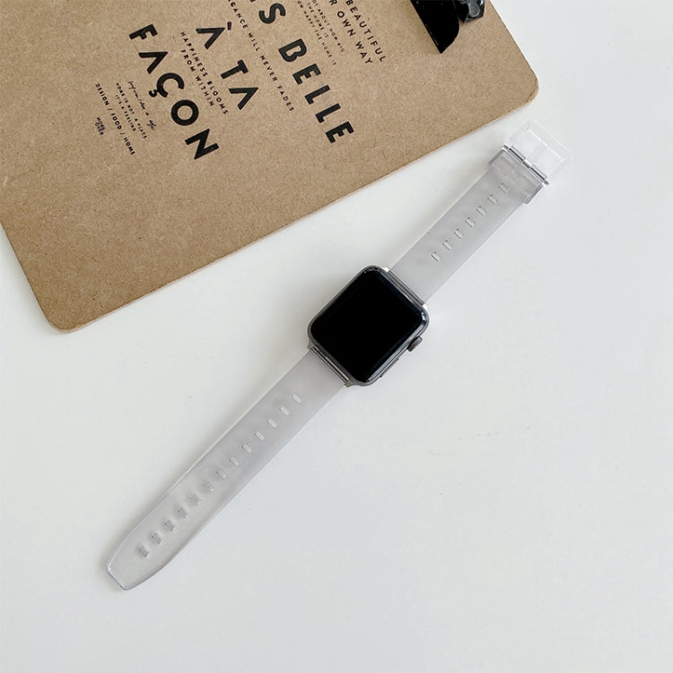 Discoloration in Light TPU Replacement Watchbands For Apple Watch Series, 7 45mm / 6 & SE & 5 & 4 44mm / 3 & 2 & 1 42mm, 7 41mm / 6 & SE & 5 & 4 40mm / 3 & 2 & 1 38mm