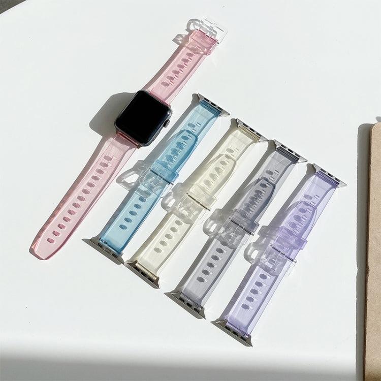 Discoloration in Light TPU Replacement Watchbands For Apple Watch Series, 7 45mm / 6 & SE & 5 & 4 44mm / 3 & 2 & 1 42mm, 7 41mm / 6 & SE & 5 & 4 40mm / 3 & 2 & 1 38mm