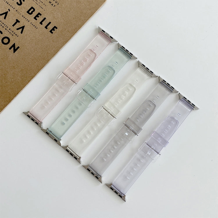 Discoloration in Light TPU Replacement Watchbands For Apple Watch Series, 7 45mm / 6 & SE & 5 & 4 44mm / 3 & 2 & 1 42mm, 7 41mm / 6 & SE & 5 & 4 40mm / 3 & 2 & 1 38mm