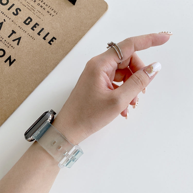 Discoloration in Light TPU Replacement Watchbands For Apple Watch Series, 7 45mm / 6 & SE & 5 & 4 44mm / 3 & 2 & 1 42mm, 7 41mm / 6 & SE & 5 & 4 40mm / 3 & 2 & 1 38mm