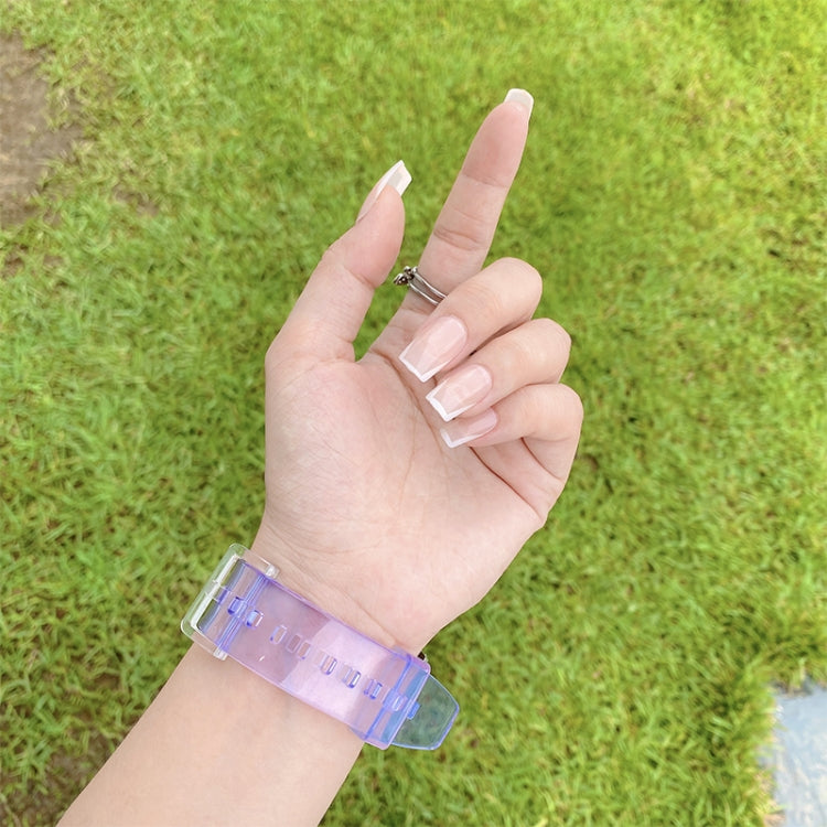 Discoloration in Light TPU Replacement Watchbands For Apple Watch Series, 7 45mm / 6 & SE & 5 & 4 44mm / 3 & 2 & 1 42mm, 7 41mm / 6 & SE & 5 & 4 40mm / 3 & 2 & 1 38mm