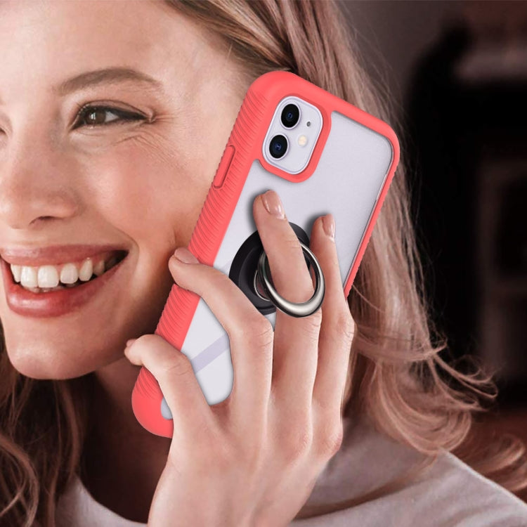 Starry Sky Solid Color Series Shockproof PC + TPU Protective Case with Ring Holder & Magnetic Function, For iPhone 11, For iPhone 11 Pro, For iPhone 11 Pro Max, For iPhone 12 mini, For iPhone 12 / 12 Pro, For iPhone 12 Pro Max��������������������������...