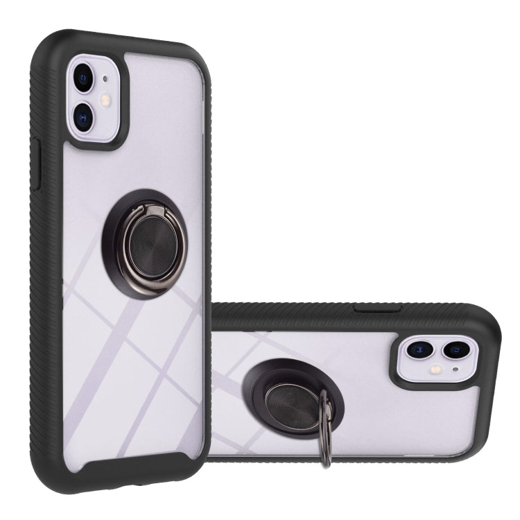 Starry Sky Solid Color Series Shockproof PC + TPU Protective Case with Ring Holder & Magnetic Function, For iPhone 11, For iPhone 11 Pro, For iPhone 11 Pro Max, For iPhone 12 mini, For iPhone 12 / 12 Pro, For iPhone 12 Pro Max��������������������������...