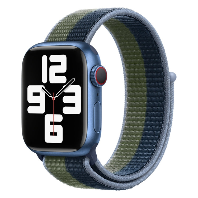 Loop Type Sport Replacement Strap Watchband, For Apple Watch Series 7 45mm / 6 & SE & 5 & 4 44mm