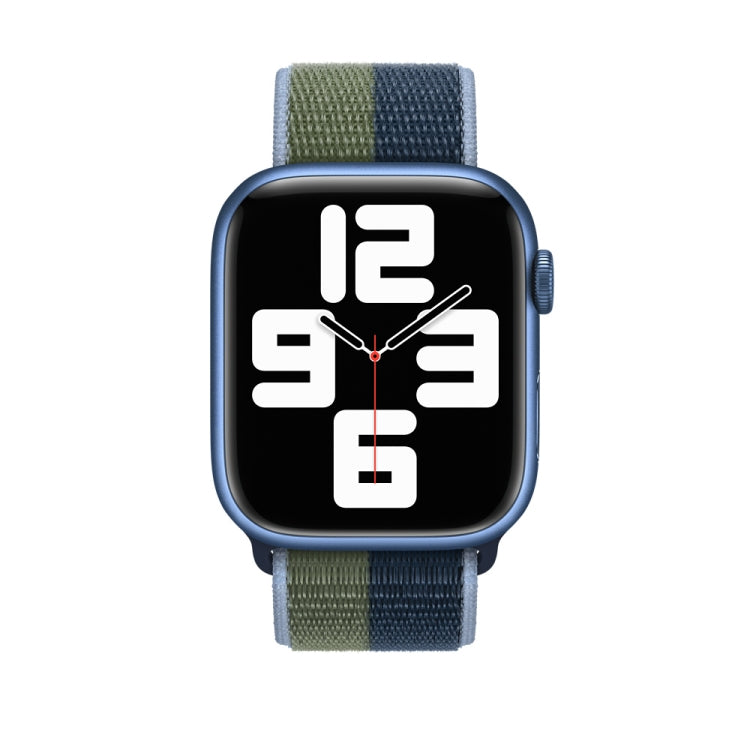 Loop Type Sport Replacement Strap Watchband, For Apple Watch Series 7 45mm / 6 & SE & 5 & 4 44mm
