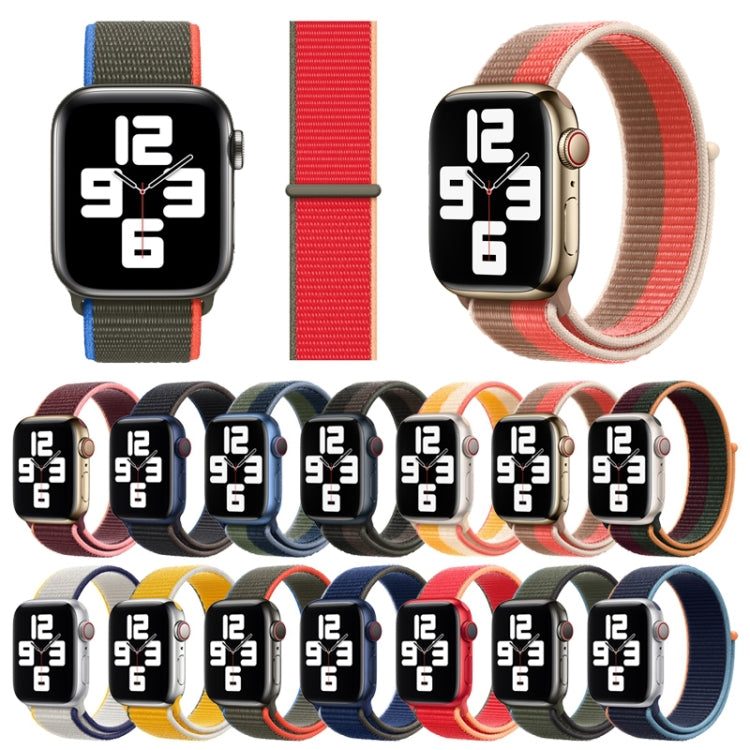 Loop Type Sport Replacement Strap Watchband, For Apple Watch Series 7 45mm / 6 & SE & 5 & 4 44mm