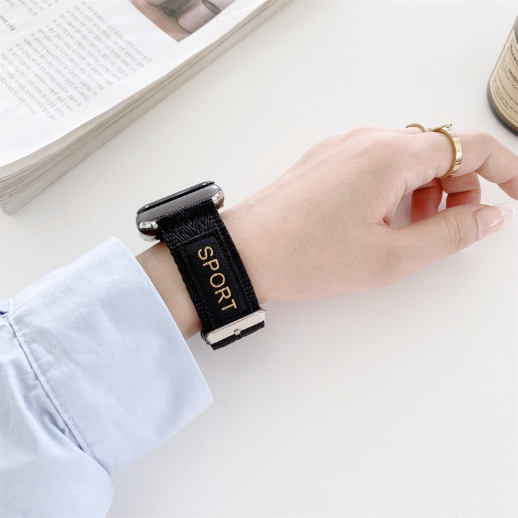 Nylon Replacement Strap Watchband, For Apple Watch Series 7  41mm / & 6 & SE & 5 & 4 40mm, For Apple Watch Series  7  45mm / & 6 & SE & 5 & 4 44mm