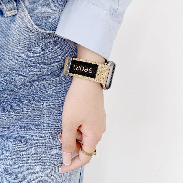 Nylon Replacement Strap Watchband, For Apple Watch Series 7  41mm / & 6 & SE & 5 & 4 40mm, For Apple Watch Series  7  45mm / & 6 & SE & 5 & 4 44mm