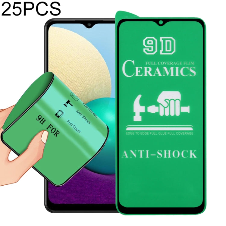 25 PCS 9D Full Screen Full Glue Ceramic Film