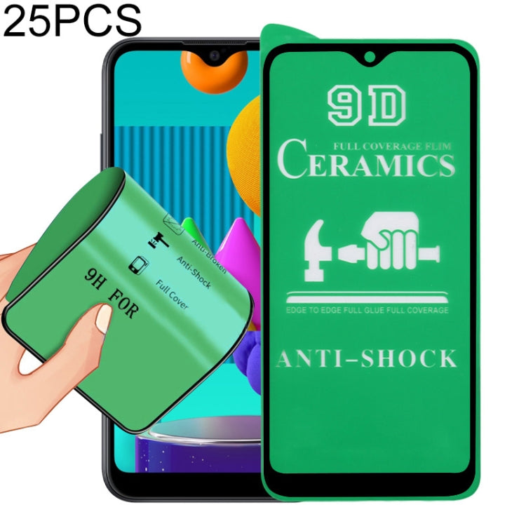 25 PCS 9D Full Screen Full Glue Ceramic Film
