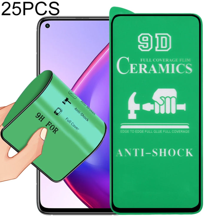 25 PCS 9D Full Screen Full Glue Ceramic Film
