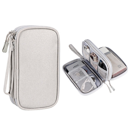 Front view SM05 storage bag showing dual compartments and organizational pockets