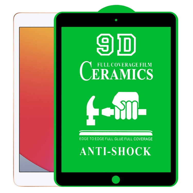 Film céramique 9D plein écran entièrement collé, pour iPad 4/3/2 9,7 pouces (1 PC), pour iPad 10.2 2021/2020/2019 (1 PC), pour iPad Pro 10.5/Air 3 (1 PC), pour iPad mini 3/2/1 (1 PC), pour iPad mini 2019/4 (1 PC), pour iPad Pro 9,7 pouces (1 PC) ...