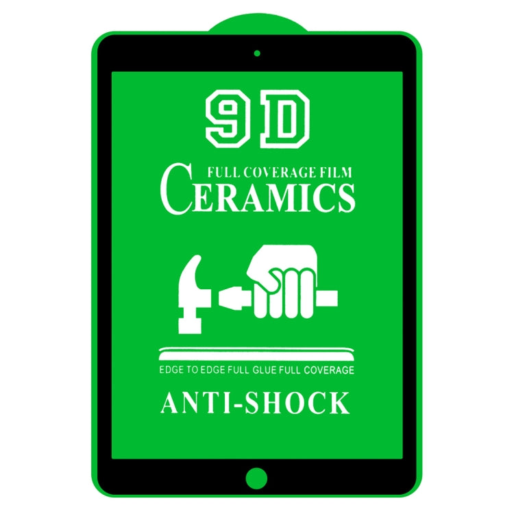 Film céramique 9D plein écran entièrement collé, pour iPad 4/3/2 9,7 pouces (1 PC), pour iPad 10.2 2021/2020/2019 (1 PC), pour iPad Pro 10.5/Air 3 (1 PC), pour iPad mini 3/2/1 (1 PC), pour iPad mini 2019/4 (1 PC), pour iPad Pro 9,7 pouces (1 PC) ...
