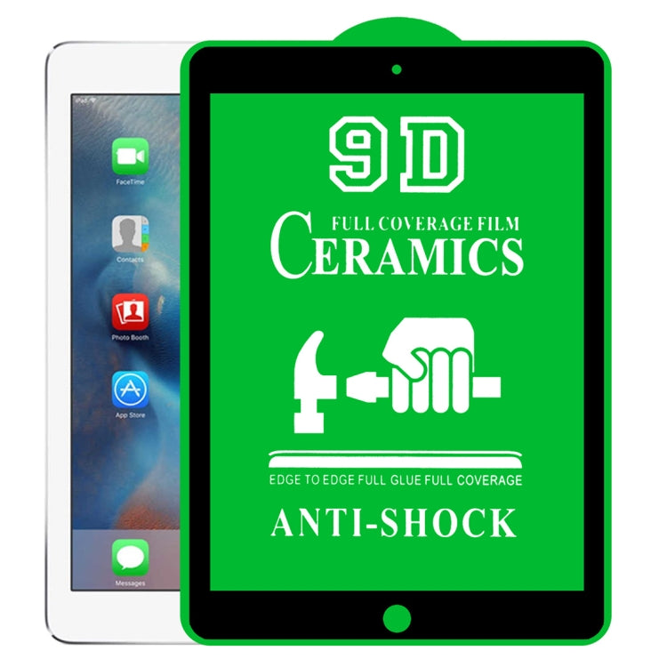 Film céramique 9D plein écran entièrement collé, pour iPad 4/3/2 9,7 pouces (1 PC), pour iPad 10.2 2021/2020/2019 (1 PC), pour iPad Pro 10.5/Air 3 (1 PC), pour iPad mini 3/2/1 (1 PC), pour iPad mini 2019/4 (1 PC), pour iPad Pro 9,7 pouces (1 PC) ...