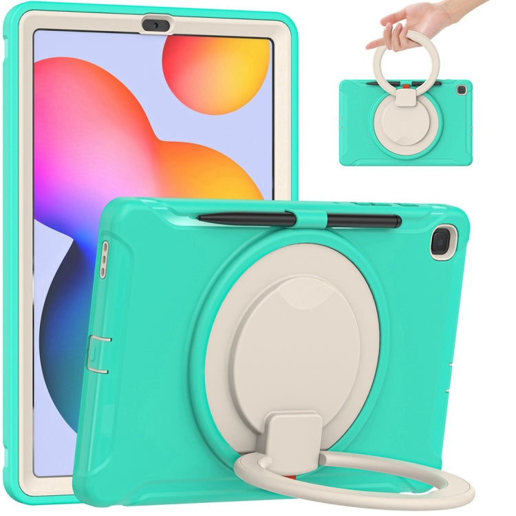 Shockproof TPU + PC Protective Case with 360 Degree Rotation Foldable Handle Grip Holder & Pen Slot, For iPad Pro 12.9 2020 / 2018, For Samsung Galaxy Tab S6 Lite 10.4 inch P610