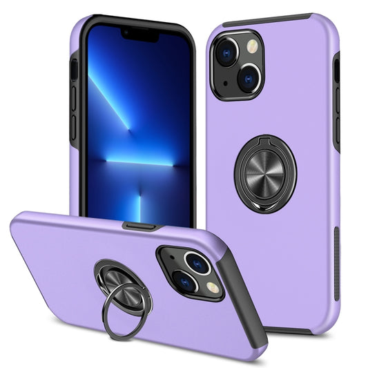 iPhone 13 Pro Max shockproof case with magnetic ring holder and PC TPU protection