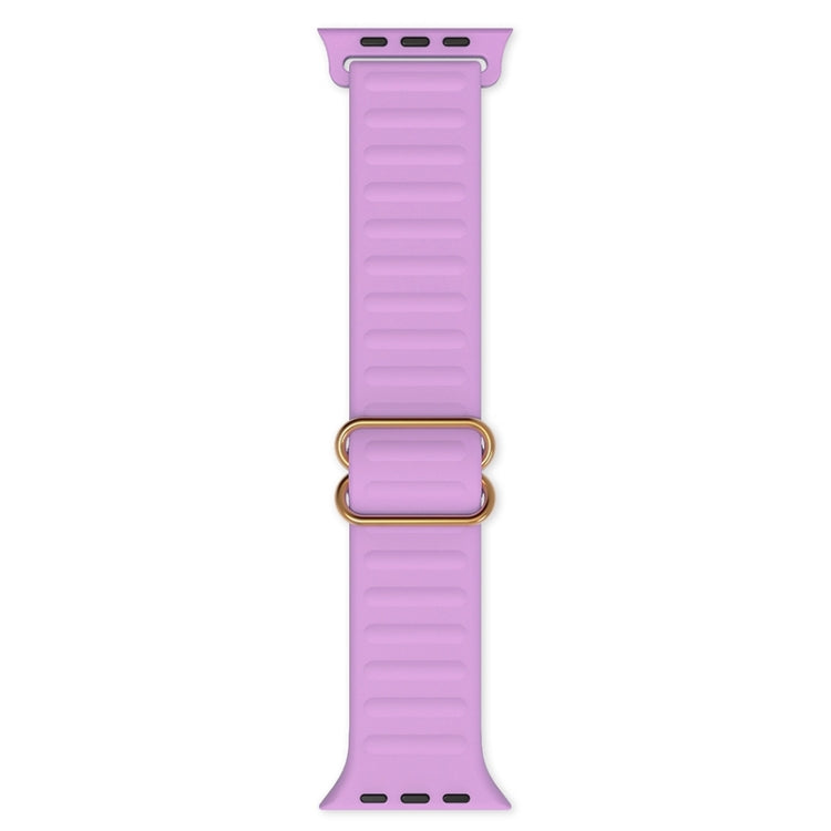 Japanese Word Buckle Silicone Replacement Watchband For Apple Watch Series, 7 45mm / 6 & SE & 5 & 4 44mm / 3 & 2 & 1 42mm
