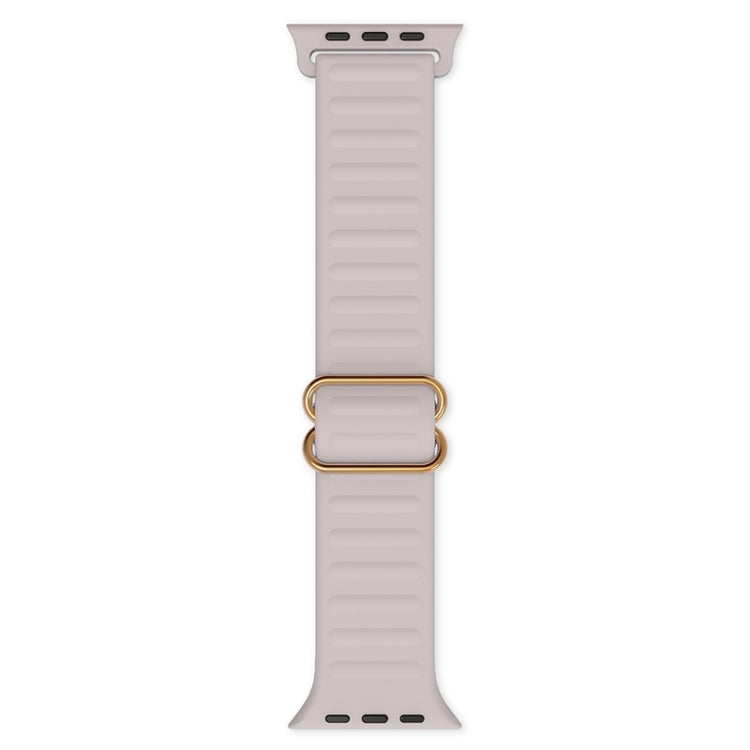 Japanese Word Buckle Silicone Replacement Watchband For Apple Watch Series, 7 45mm / 6 & SE & 5 & 4 44mm / 3 & 2 & 1 42mm
