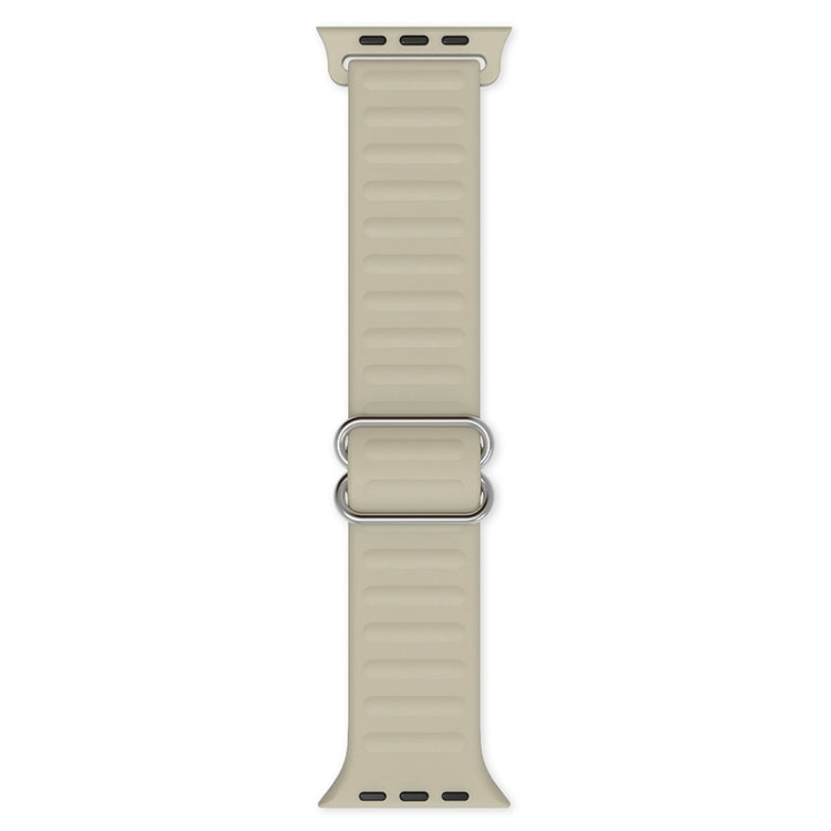 Japanese Word Buckle Silicone Replacement Watchband For Apple Watch Series, 7 45mm / 6 & SE & 5 & 4 44mm / 3 & 2 & 1 42mm