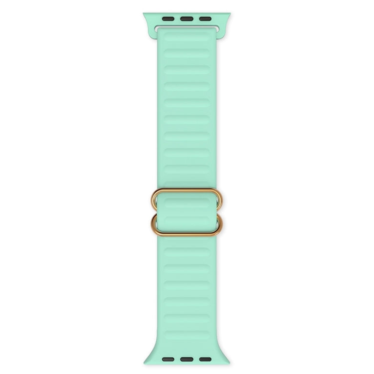 Japanese Word Buckle Silicone Replacement Watchband For Apple Watch Series, 7 41mm / 6 & SE & 5 & 4 40mm / 3 & 2 & 1 38mm