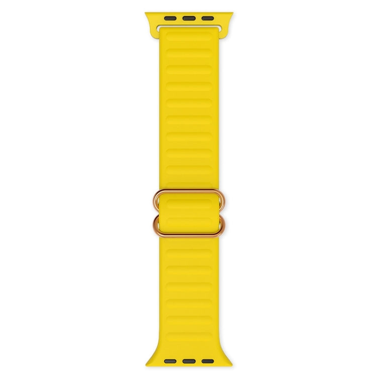 Japanese Word Buckle Silicone Replacement Watchband For Apple Watch Series, 7 41mm / 6 & SE & 5 & 4 40mm / 3 & 2 & 1 38mm