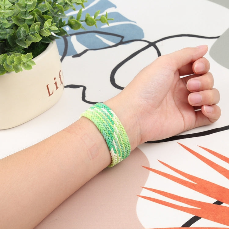 Single Loop Weaving Nylon Replacement Watchband, Size: L 155mm For Apple Watch Series 6 & SE & 5 & 4 40mm / 3 & 2 & 1 38mm, L 155mm 40mm / 38 mm