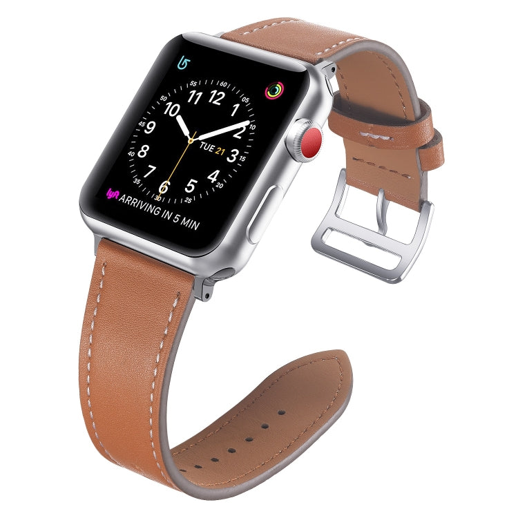 Small Waist Leather Replacement Strap Watchband, For Apple Watch Series 7  41mm / & 6 & SE & 5 & 4 40mm, For Apple Watch Series  7  45mm / & 6 & SE & 5 & 4 44mm