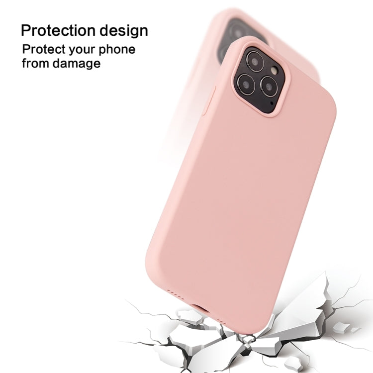 Solid Color Liquid Silicone Shockproof Protective Case, For iPhone 13 mini