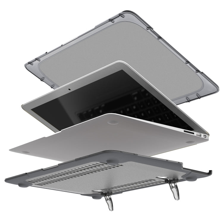 TPU + PC Two-color Anti-fall Laptop Protective Case, For MacBook Air 13.3 inch A1466 / A1369, For MacBook Pro Retina 13.3 inch A1502 / A1425, For MacBook Pro Retina 15.4 inch A1398, For Microsoft Surface Laptop 3 / 4 15 inch����������������������������...