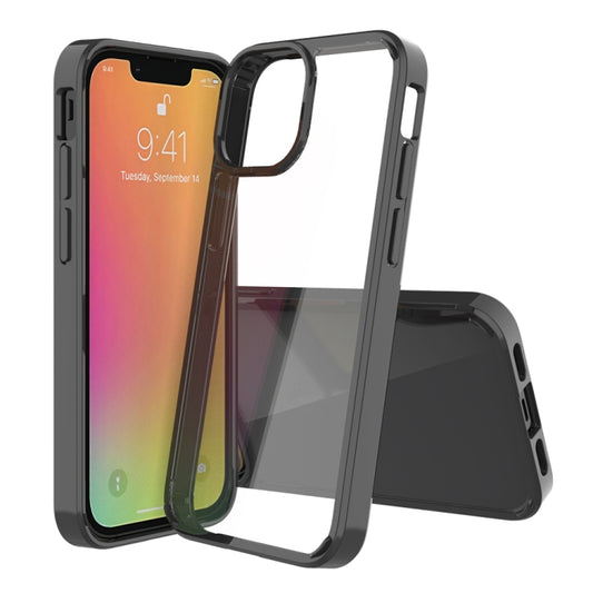 Shockproof TPU acrylic protective case for iPhone 13 mini in sleek black design