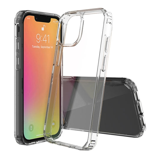 Transparent acrylic back panel displaying iPhone 13 mini design through case