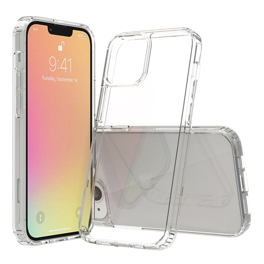 iPhone 13 mini protective case rear view with scratched-resistant acrylic material