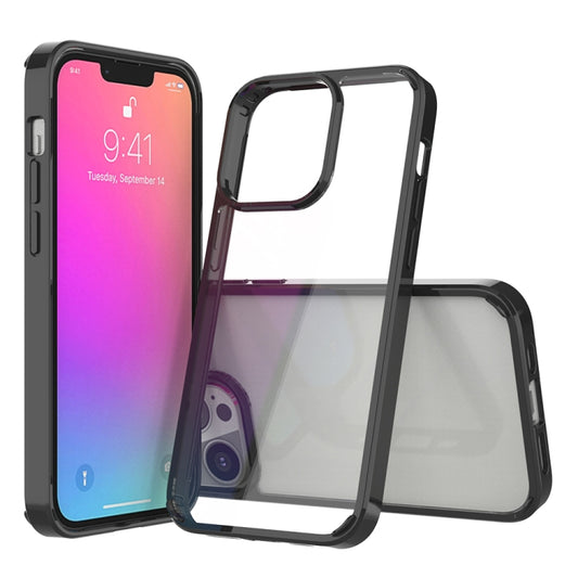 Side profile of shockproof iPhone 13 mini case highlighting slim profile