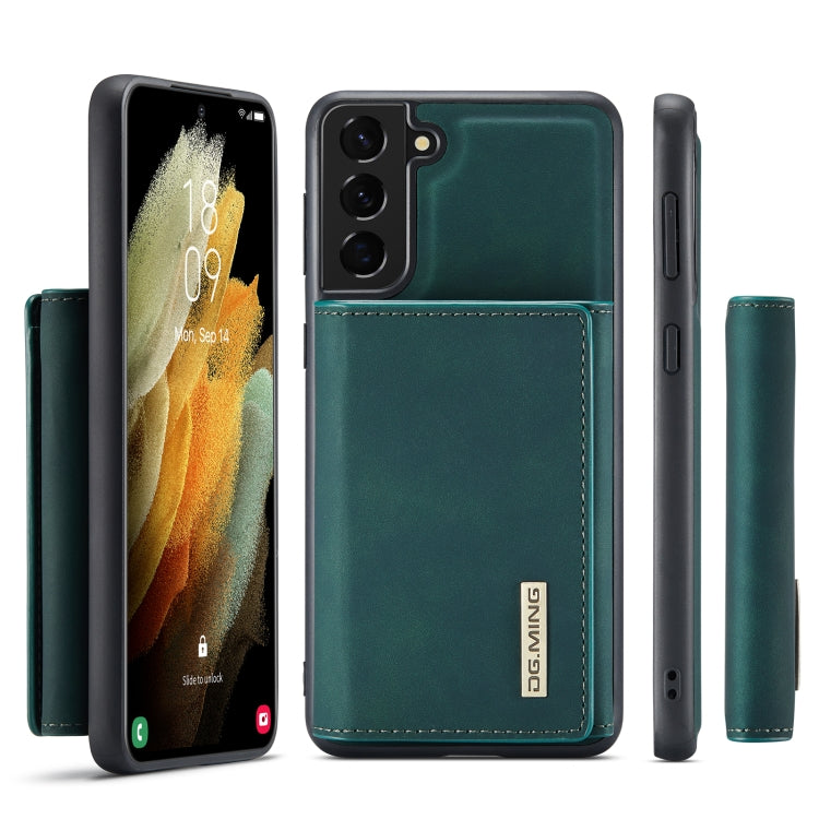 DG.MING M1 Series 3-Fold Multi Card Wallet  Back Cover Shockproof Case with Holder Function