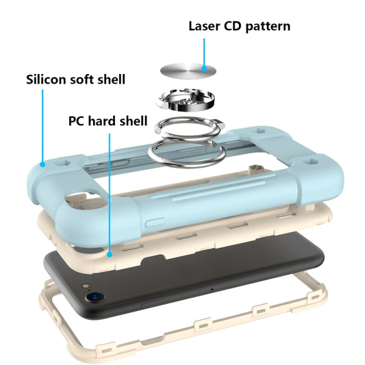 iPhone 6s 7s 8 Plus protective case with rotating ring holder detail