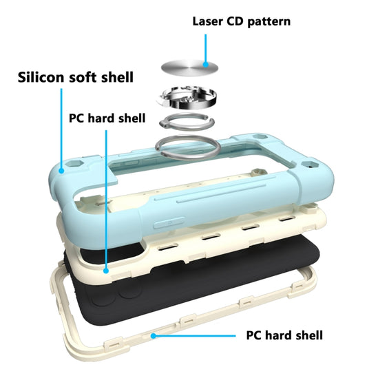 iPhone 11 Pro Max case featuring reinforced corners and dual-ring stand